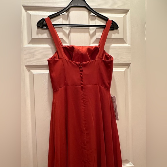 NWT Azazie Jay Bridesmaid Dress in Rust - Picture 11 of 13